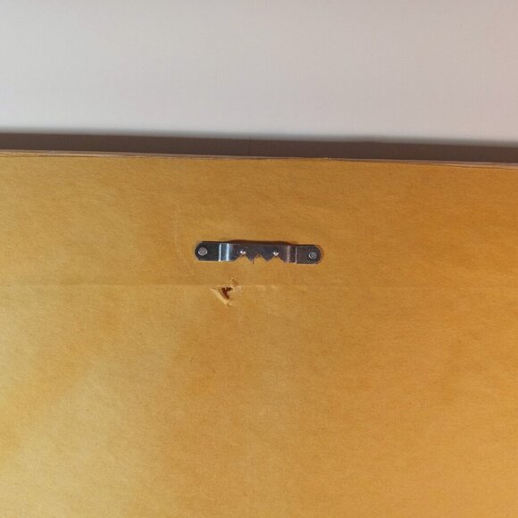 COPY - Vintage Signed 80s Wood Framed Bunny Rabbit Art - Picture 3 of 7